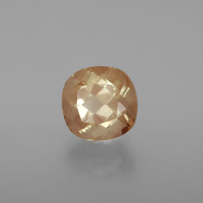 3.12 ct Orange Andesine Labradorite Stone, Natural Andesine Labradorite in Cushion-Cut Shape for Sale
