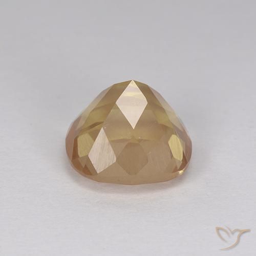 Andesine Labradorite Gemstone in 9 x 9 mm (calibrated) Size for Sale, Andesine Labradorite Stone in Golden-Orange Color