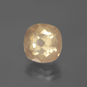 3.93 ct Orange Andesine Labradorite Stone, Natural Andesine Labradorite in Cushion-Cut Shape for Sale