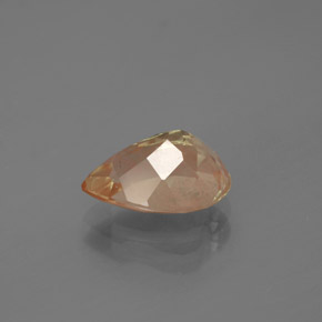 Andesine Labradorite Gemstone in 10.5 x 7.3 mm Size for Sale, Andesine Labradorite Stone in Honey Orange Color