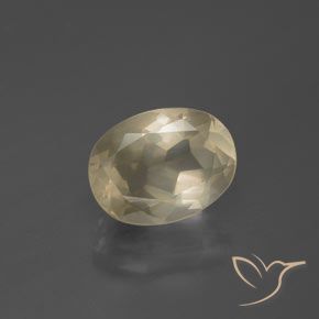 2,51ct Ovale sfaccettato dorato Andesina Labradorite dal Congo, Dimension 10 x 7,6mm, Natural Diffuso Gemstone, Transparent Clarity, 1 piece Andesina Labradorite in Color crema Color, Mohs Hardness of 6 - 6,5, Photo A