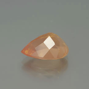 Andesine Labradorite Gemstone in 12.2 x 8.9 mm Size for Sale, Andesine Labradorite Stone in Honey Orange Color
