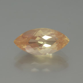 1.96 ct Orange Andesine Labradorite Gemstone, Andesine Labradorite Gem in Marquise Facet Shape for Sale.