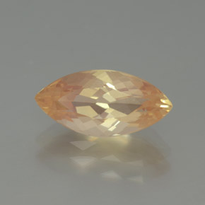 1.96 ct Orange Andesine Labradorite Stone, Natural Andesine Labradorite in Marquise Facet Shape for Sale