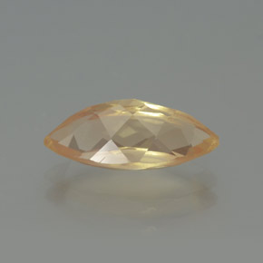 Andesine Labradorite Gemstone in 12.5 x 6.1 mm Size for Sale, Andesine Labradorite Stone in Honey Orange Color
