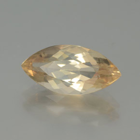2.18 ct Orange Andesine Labradorite Stone, Natural Andesine Labradorite in Marquise Facet Shape for Sale