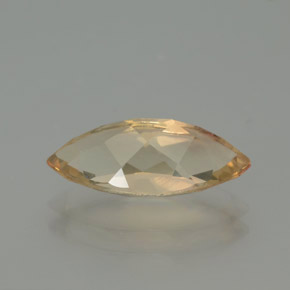 Andesine Labradorite Gemstone in 13.1 x 6.5 mm Size for Sale, Andesine Labradorite Stone in Honey Orange Color