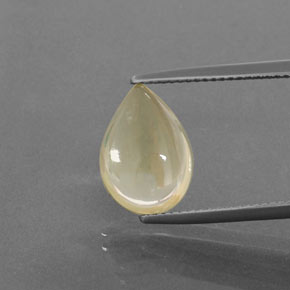 5ct Pear Cabochon Champagne Andesine Labradorite for sale thumb image of 5ct Pear Cabochon Champagne Andesine Labradorite (ID: 381452)