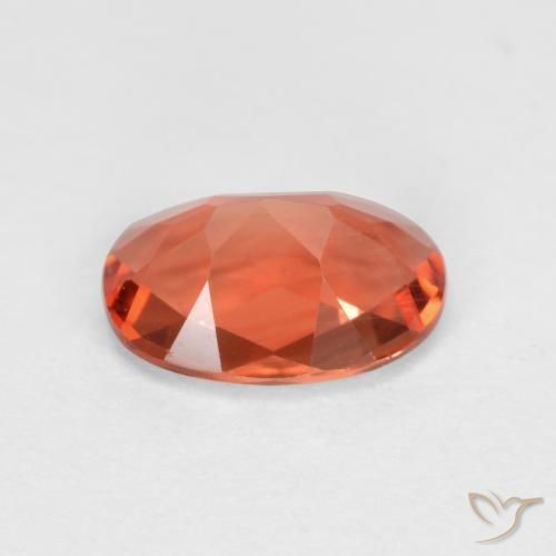 Andesine Labradorite Gemstone in 7 x 5 mm (calibrated) Size for Sale, Andesine Labradorite Stone in Medium Red Color