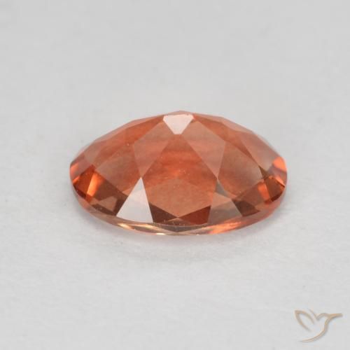 Andesine Labradorite Gemstone in 7 x 5 mm (calibrated) Size for Sale, Andesine Labradorite Stone in Medium Red Color