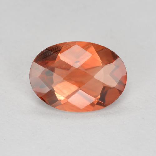 Medium Red Андезин-Лабрадорит Камень - 0.6ct Овал Шахматный (ID: 488922)