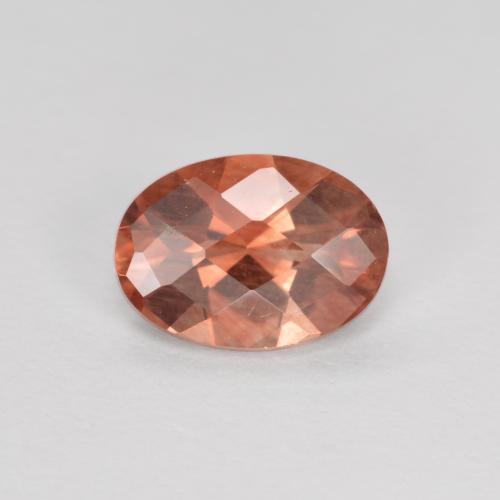 Medium Red Андезин-Лабрадорит Камень - 0.7ct Овал Шахматный (ID: 488950)