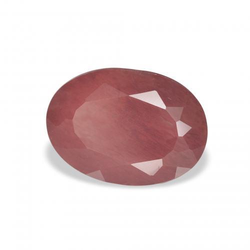 2.30 ct Pink Andesine Labradorite Stone, Natural Andesine Labradorite in Oval Facet Shape for Sale