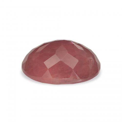 Andesine Labradorite Gemstone in 10 x 7 mm (calibrated) Size for Sale, Andesine Labradorite Stone in Medium Dark-Pink Color