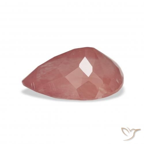 Andesine Labradorite Gemstone in 12.5 x 8.2 mm Size for Sale, Andesine Labradorite Stone in Raspberry Pink Color