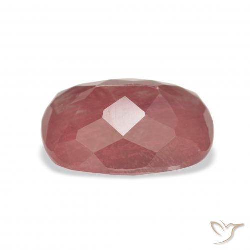Andesine Labradorite Gemstone in 12.2 x 9.1 mm Size for Sale, Andesine Labradorite Stone in Deep Pink Color