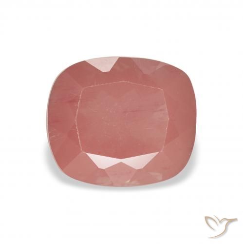 2.37 ct Pink Andesine Labradorite Gemstone, Andesine Labradorite Gem in Cushion-Cut Shape for Sale.