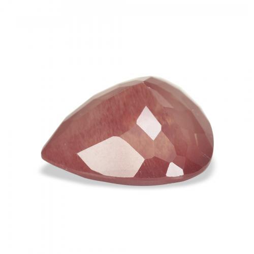 Andesine Labradorite Gemstone in 10.8 x 9.8 mm Size for Sale, Andesine Labradorite Stone in Brick Red Color
