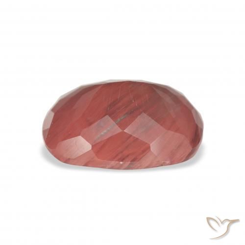 Andesine Labradorite Gemstone in 11.5 x 8.8 mm Size for Sale, Andesine Labradorite Stone in Medium Red Color