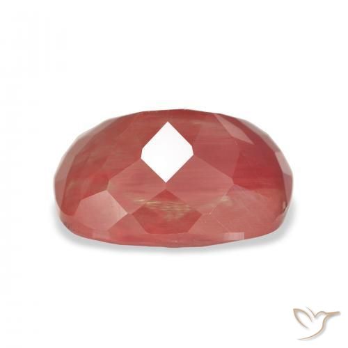 Andesine Labradorite Gemstone in 12.2 x 9.3 mm Size for Sale, Andesine Labradorite Stone in Blood Red Color