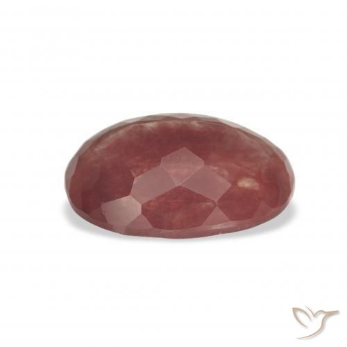 Andesine Labradorite Gemstone in 11 x 9 mm (calibrated) Size for Sale, Andesine Labradorite Stone in Deep Red Color