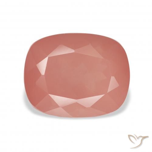 4.78 ct Red Andesine Labradorite Gemstone, Andesine Labradorite Gem in Cushion-Cut Shape for Sale.
