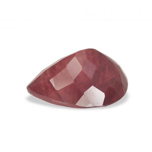 Andesine Labradorite Gemstone in 9.9 x 7.3 mm Size for Sale, Andesine Labradorite Stone in Deep Red Color