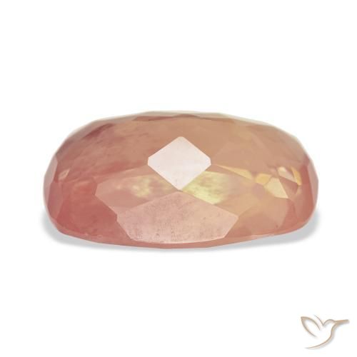 Andesine Labradorite Gemstone in 17.2 x 11 mm Size for Sale, Andesine Labradorite Stone in Reddish Orange Color