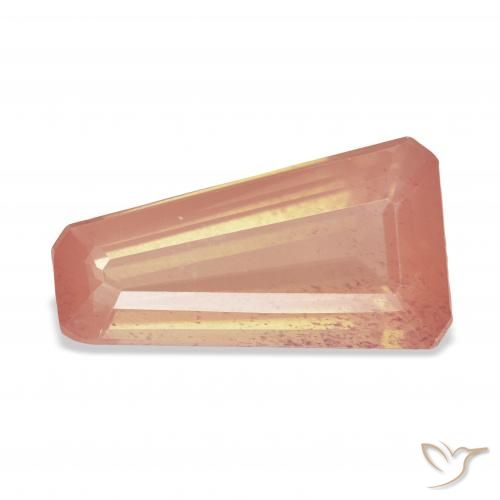 6.74 ct Orange Andesine Labradorite Gemstone, Andesine Labradorite Gem in Fancy Facet Shape for Sale.
