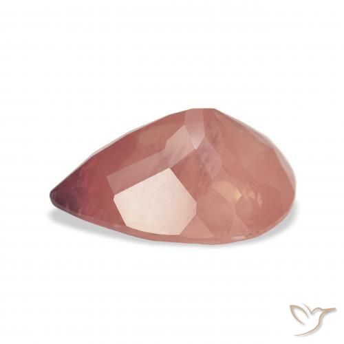 Andesine Labradorite Gemstone in 14 x 10 mm (calibrated) Size for Sale, Andesine Labradorite Stone in Rose Pink Color