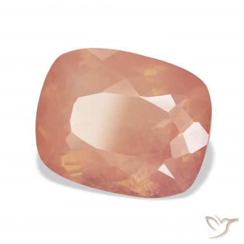 10.14 ct Orange Andesine Labradorite Stone, Natural Andesine Labradorite in Cushion-Cut Shape for Sale