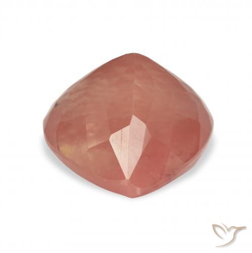 Andesine Labradorite Gemstone in 9.6 x 9.5 mm Size for Sale, Andesine Labradorite Stone in Medium Red Color