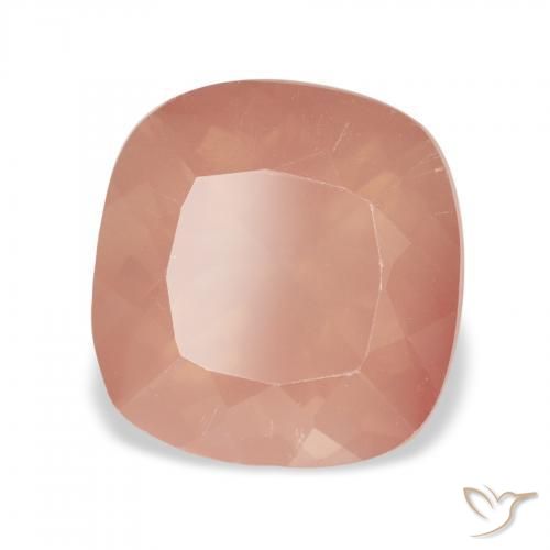 3.08 ct Pink Andesine Labradorite Stone, Natural Andesine Labradorite in Cushion-Cut Shape for Sale