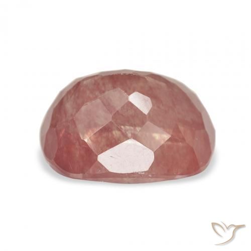 Andesine Labradorite Gemstone in 10.4 x 8.1 mm Size for Sale, Andesine Labradorite Stone in Medium Red Color