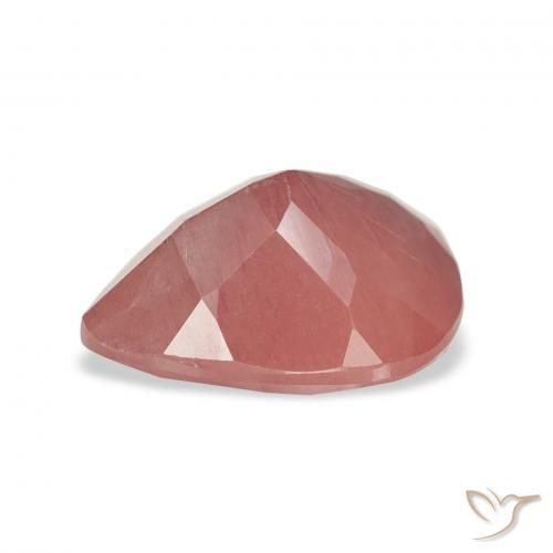 Andesine Labradorite Gemstone in 10 x 8 mm (calibrated) Size for Sale, Andesine Labradorite Stone in Raspberry Pink Color
