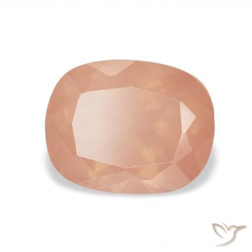 2.28 ct Orange Andesine Labradorite Stone, Natural Andesine Labradorite in Cushion-Cut Shape for Sale