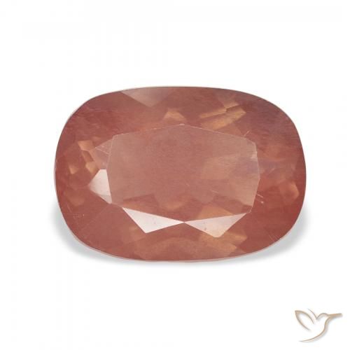 2.89ct Natural Raspberry Pink Andesine Labradorite, Cushion, Transparent