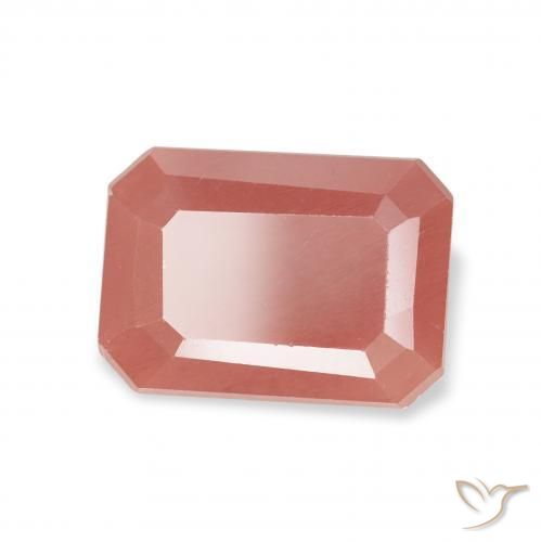1.83 ct Red Andesine Labradorite Stone, Natural Andesine Labradorite in Octagon Step Cut Shape for Sale