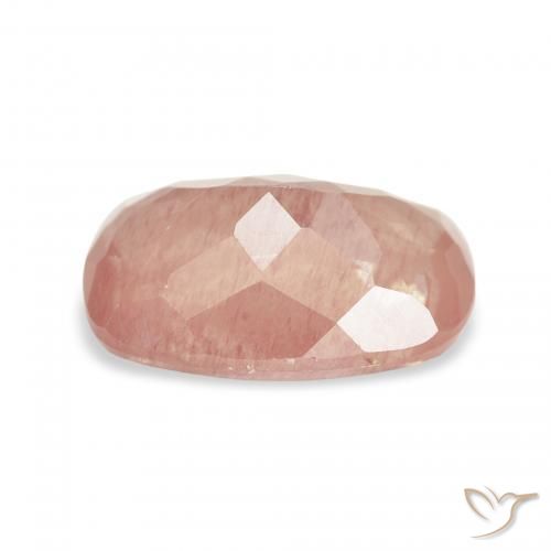 Andesine Labradorite Gemstone in 11.1 x 7.4 mm Size for Sale, Andesine Labradorite Stone in Medium Pink Color