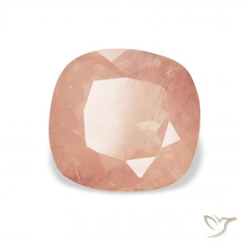 2.35 ct Pink Andesine Labradorite Stone, Natural Andesine Labradorite in Cushion-Cut Shape for Sale