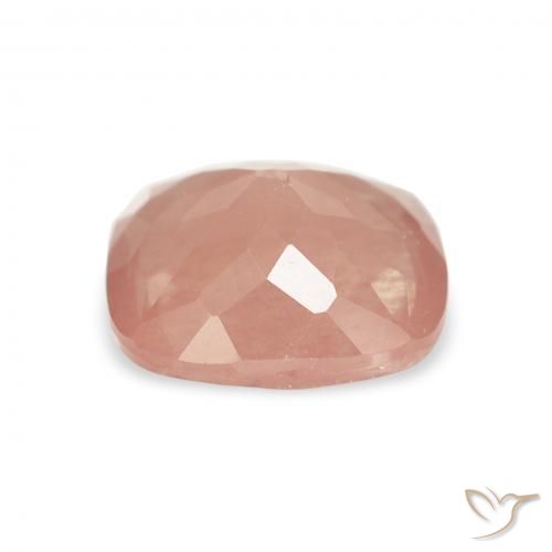 Andesine Labradorite Gemstone in 7.7 x 7 mm Size for Sale, Andesine Labradorite Stone in Light Pink Color