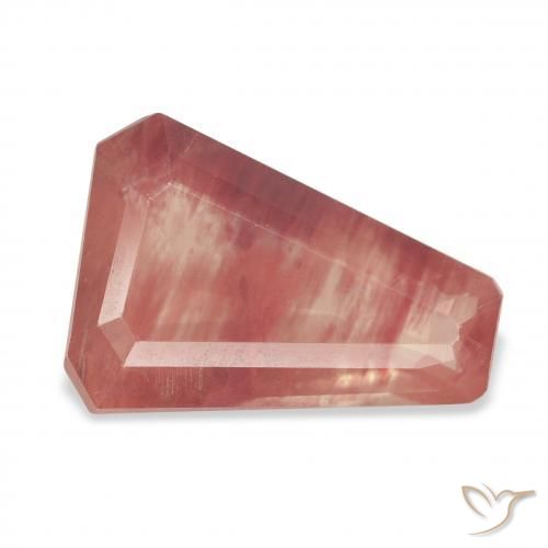 3.71 ct Red Andesine Labradorite Stone, Natural Andesine Labradorite in Fancy Facet Shape for Sale