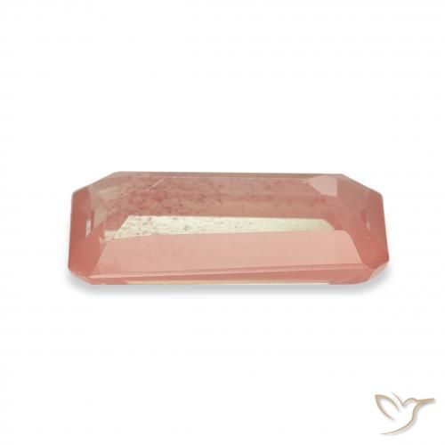 Andesine Labradorite Gemstone in 13.2 x 7 mm Size for Sale, Andesine Labradorite Stone in Orangish Pink Color