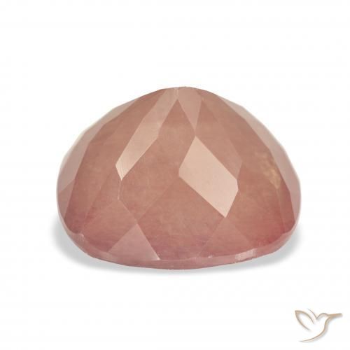 Andesine Labradorite Gemstone in 12 x 10 mm (calibrated) Size for Sale, Andesine Labradorite Stone in Orangish Pink Color