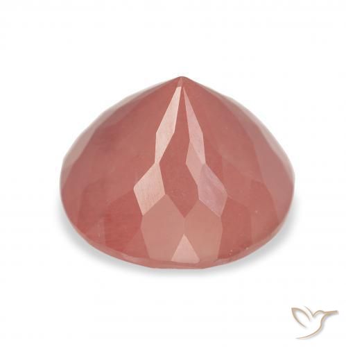 Andesine Labradorite Gemstone in 9.5 mm (calibrated) Size for Sale, Andesine Labradorite Stone in Pale Reddish Orange Color