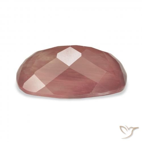 Andesine Labradorite Gemstone in 16 x 9.3 mm Size for Sale, Andesine Labradorite Stone in Blush Red Color