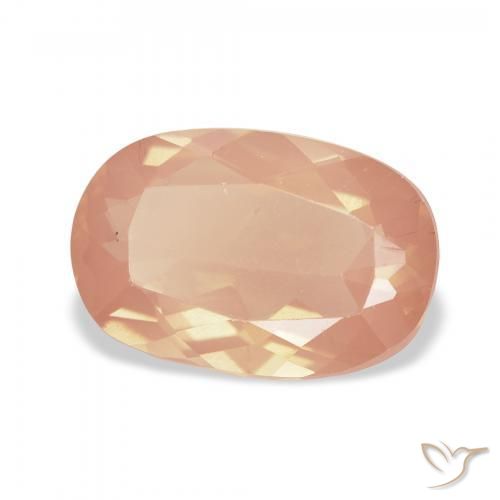 2.74 ct Orange Andesine Labradorite Stone, Natural Andesine Labradorite in Cushion-Cut Shape for Sale