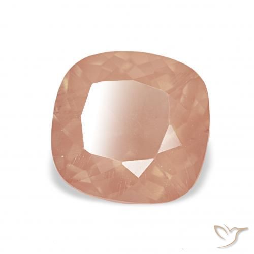 2.76 ct Orange Andesine Labradorite Stone, Natural Andesine Labradorite in Cushion-Cut Shape for Sale