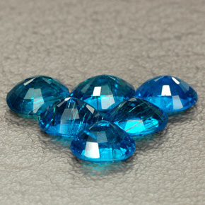 Apatite Gemstone in 6.8 x 5.5 mm Size for Sale, Apatite Stone in Light Blue Color