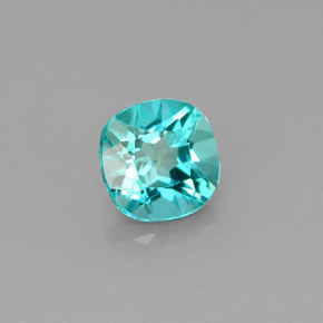 0.99 ct Green Apatite Stone, Natural Apatite in Cushion-Cut Shape for Sale